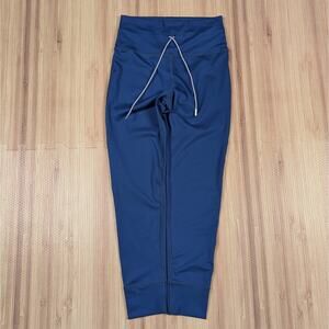 BARRE3 - WOMEN'S Large - Blue Navy YOGA ACTIVEWEAR LEGGINGS PANTS